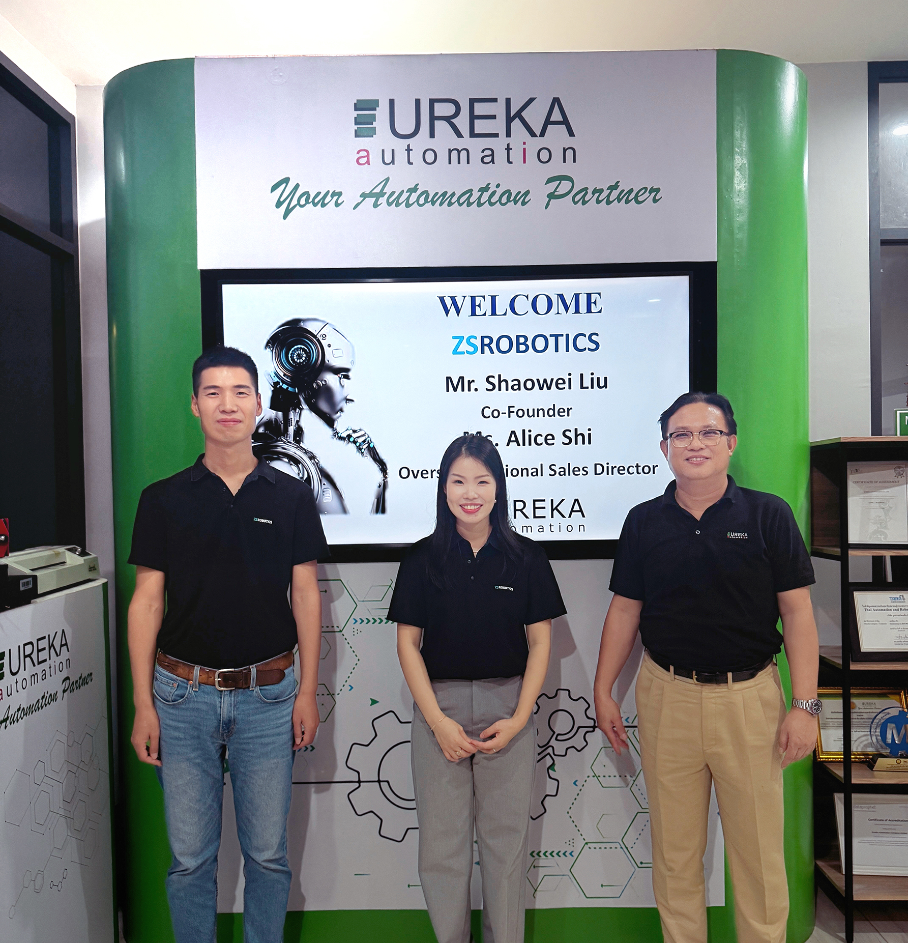 Global Partners | ZSROBOTICS Forges Strategic Partnership with Thailand's EUREKA AUTOMATION Global Partners | ZSROBOTICS Forges Strategic Partnership with Thailand's EUREKA AUTOMATION